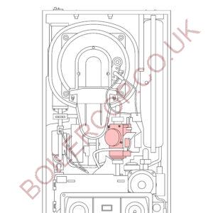 720480401 - REMEHA BROAG - Avanta Boilers - Avanta Plus Combi 28C - Gas Valve